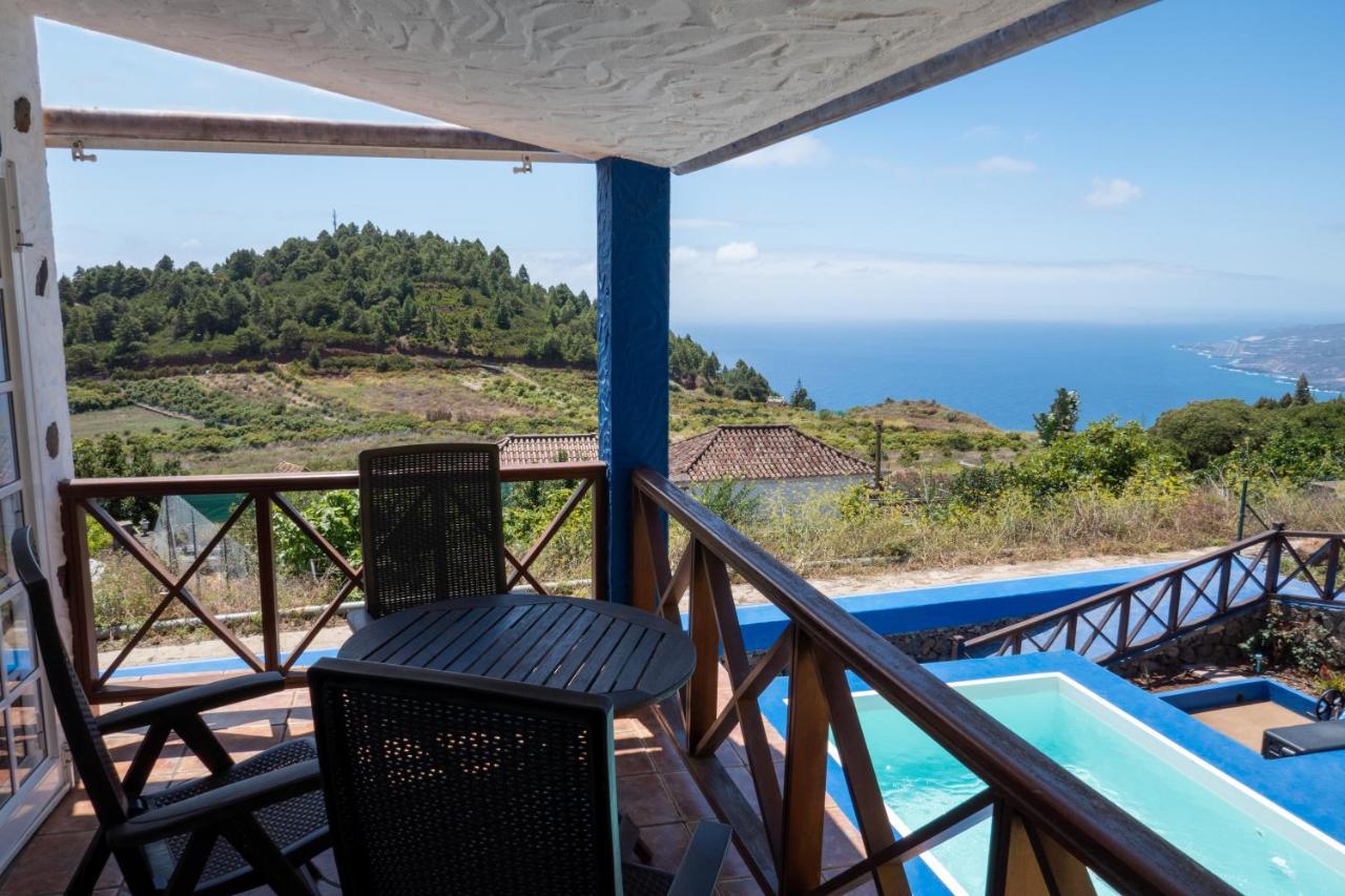 Casa Alba, Casa Rural Con Piscina-Spa Climatizada Hasta 34º Gratuito Y Vistas Al Mar Puntallana Esterno foto