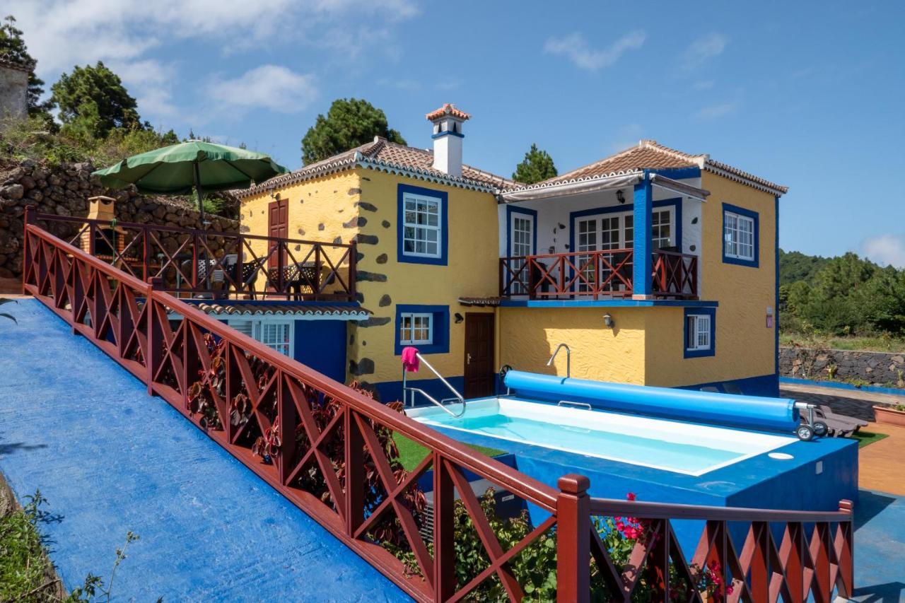Casa Alba, Casa Rural Con Piscina-Spa Climatizada Hasta 34º Gratuito Y Vistas Al Mar Puntallana Esterno foto