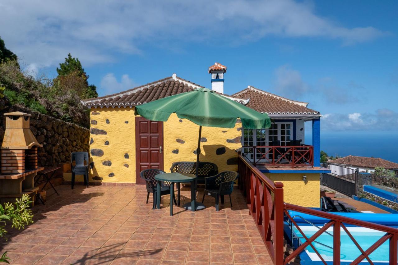 Casa Alba, Casa Rural Con Piscina-Spa Climatizada Hasta 34º Gratuito Y Vistas Al Mar Puntallana Esterno foto
