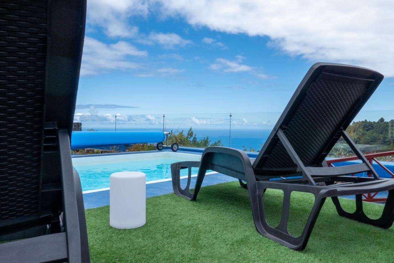 Casa Alba, Casa Rural Con Piscina-Spa Climatizada Hasta 34º Gratuito Y Vistas Al Mar Puntallana Esterno foto