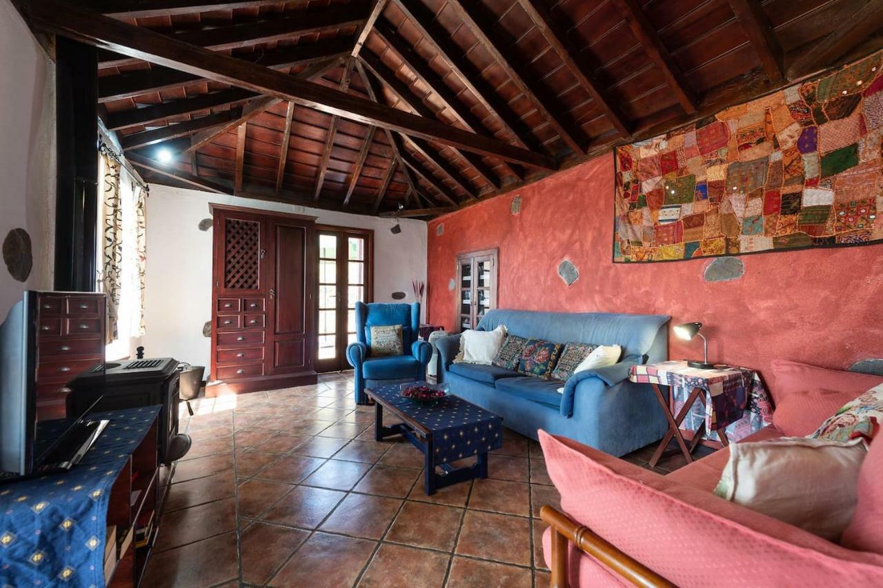 Casa Alba, Casa Rural Con Piscina-Spa Climatizada Hasta 34º Gratuito Y Vistas Al Mar Puntallana Esterno foto