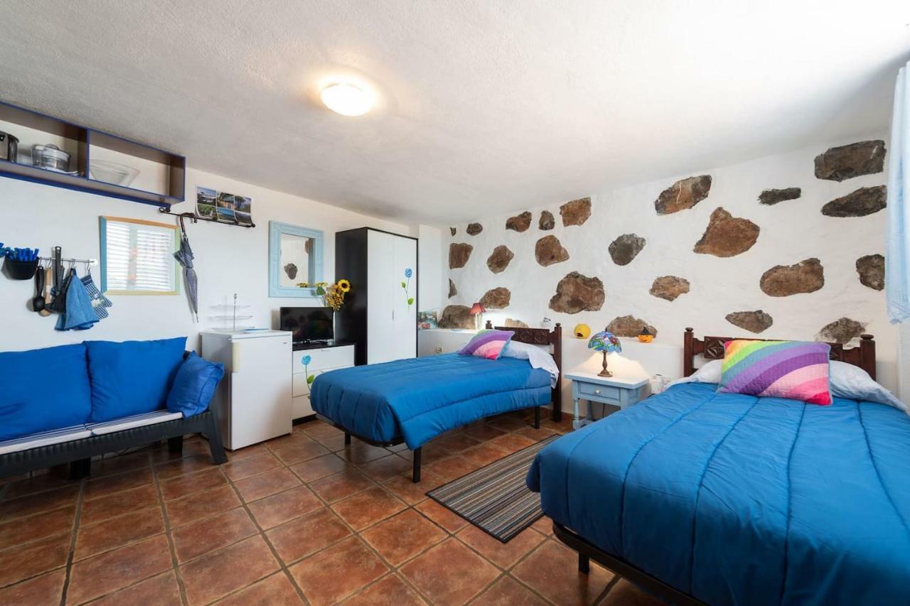 Casa Alba, Casa Rural Con Piscina-Spa Climatizada Hasta 34º Gratuito Y Vistas Al Mar Puntallana Esterno foto